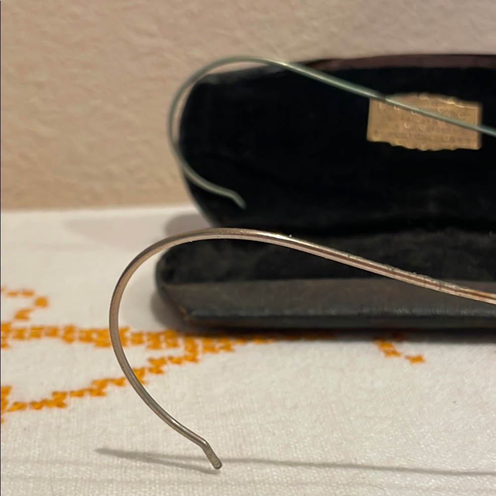 Vintage Silver Hexagonal Frame Glasses - image 4